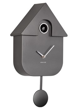 Karlsson Zegar ścienny "Cuckoo" w kolorze szarym - 21 x 41 x 8,5 cm - id: 17793382 - marki Karlsson - 187226605 Karlsson Zegar ścienny "Cuckoo" w kolorze szarym - 21 x 41 x 8,5 cm ze sklepu Limango Polska w kategorii Zegary - zdjęcie 187226605