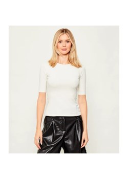 HUGO T-shirt Darnelia | Slim Fit ze sklepu Gomez Fashion Store w kategorii Bluzki damskie - zdjęcie 187228148