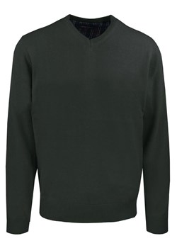 Męski, Bawełniany Sweter w Serek (V-neck) - Adriano Guinari - Ciemna Zieleń SWADGaw25GREEN1v - id: 24263 - marki Adriano Guinari - 187229076 Męski, Bawełniany Sweter w Serek (V-neck) - Adriano Guinari - Ciemna Zieleń SWADGaw25GREEN1v ze sklepu JegoSzafa.pl w kategorii Swetry męskie - zdjęcie 187229076