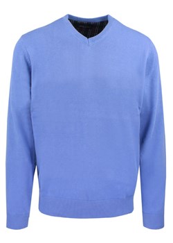Męski, Bawełniany Sweter w Serek (V-neck) - Adriano Guinari - Niebieski SWADGaw25ULTRAMARINAv - id: 24266 - marki Adriano Guinari - 187229085 Męski, Bawełniany Sweter w Serek (V-neck) - Adriano Guinari - Niebieski SWADGaw25ULTRAMARINAv ze sklepu JegoSzafa.pl w kategorii Swetry męskie - zdjęcie 187229085