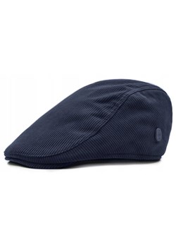 Ocieplany, Sztruksowy Kaszkiet - Pako Jeans - Granatowy CPAPJNSKASZKIET1513 - id: 24257 - marki Pako Jeans - 187229109 Ocieplany, Sztruksowy Kaszkiet - Pako Jeans - Granatowy CPAPJNSKASZKIET1513 ze sklepu JegoSzafa.pl w kategorii Kaszkiety męskie - zdjęcie 187229109
