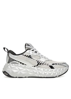 Sneakersy EA7 Emporio Armani X8X238 XK431 MZ163 Srebrny ze sklepu eobuwie.pl w kategorii Buty sportowe męskie - zdjęcie 187229738