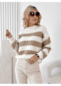 sweter foyle ecru one size ze sklepu UBRA w kategorii Swetry damskie - zdjęcie 187230229