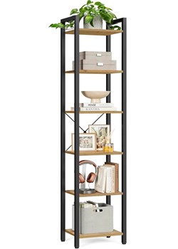 Minimalistyczny regał na książki dąb artisan - Tocador 9X - id: 53623 - marki Elior - 187230315 Minimalistyczny regał na książki dąb artisan - Tocador 9X ze sklepu Edinos.pl w kategorii Regały i witryny - zdjęcie 187230315