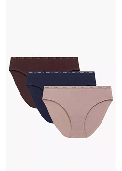 Atlantic 3-pack figi damskie Sport High Leg 3CLP-010-BRO/BEZC/GRA, Kolor brązowo-granatowo-beżowy, Rozmiar M, ATLANTIC - id: 218667 - marki atlantic - 187230357 Atlantic 3-pack figi damskie Sport High Leg 3CLP-010-BRO/BEZC/GRA, Kolor brązowo-granatowo-beżowy, Rozmiar M, ATLANTIC ze sklepu Intymna w kategorii Majtki damskie - zdjęcie 187230357