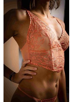 Biustonosz typu braletka haftowania w kolorze ceglastym Feline, Kolor ceglasty, Rozmiar XS, Sawren - id: 218214 - marki Sawren - 187230658 Biustonosz typu braletka haftowania w kolorze ceglastym Feline, Kolor ceglasty, Rozmiar XS, Sawren ze sklepu Intymna w kategorii Biustonosze - zdjęcie 187230658