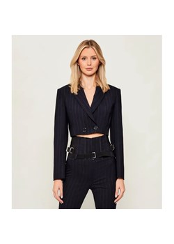 Pinko Marynarka SCAMORZA | Cropped Fit | z dodatkiem wełny - id: PI254W000095787 - marki Pinko - 187231507 Pinko Marynarka SCAMORZA | Cropped Fit | z dodatkiem wełny ze sklepu Gomez Fashion Store w kategorii Marynarki damskie - zdjęcie 187231507