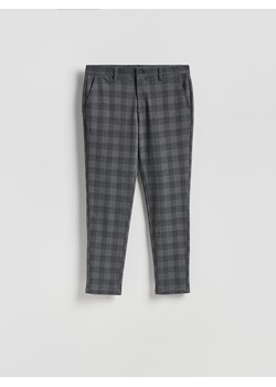 Reserved - Spodnie slim fit w kratę - ciemnoszary - id: YV884-90P - marki Reserved - 187234537 Reserved - Spodnie slim fit w kratę - ciemnoszary ze sklepu Reserved w kategorii Spodnie męskie - zdjęcie 187234537