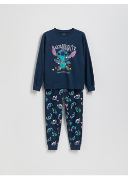 Reserved - Dwuczęściowa piżama Lilo i Stitch - granatowy - id: 626GX-59X - marki Reserved - 187235345 Reserved - Dwuczęściowa piżama Lilo i Stitch - granatowy ze sklepu Reserved w kategorii Piżamy dziecięce - zdjęcie 187235345