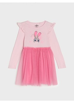 Sinsay - Sukienka babydoll z nadrukiem Zootopia - różowy - id: 289HF-03X - marki Sinsay - 187236215 Sinsay - Sukienka babydoll z nadrukiem Zootopia - różowy ze sklepu Sinsay w kategorii Sukienki dziewczęce - zdjęcie 187236215