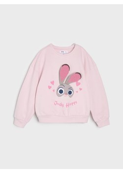 Sinsay - Bluza crewneck z nadrukiem Zootopia - różowy - id: 400HS-03X - marki Sinsay - 187236229 Sinsay - Bluza crewneck z nadrukiem Zootopia - różowy ze sklepu Sinsay w kategorii Bluzy dziewczęce - zdjęcie 187236229