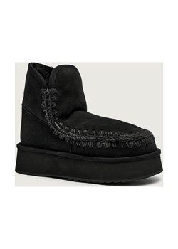 MOU Śniegowce Platform boot suede | shearling | zamsz - id: OU255W000019002 - marki Mou - 187236569 MOU Śniegowce Platform boot suede | shearling | zamsz ze sklepu Gomez Fashion Store w kategorii Śniegowce damskie - zdjęcie 187236569