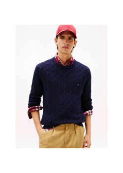 Tommy Hilfiger Wełniany sweter | Regular Fit - id: TH255M000188F23 - marki Tommy Hilfiger - 187236618 Tommy Hilfiger Wełniany sweter | Regular Fit ze sklepu Gomez Fashion Store w kategorii Swetry męskie - zdjęcie 187236618