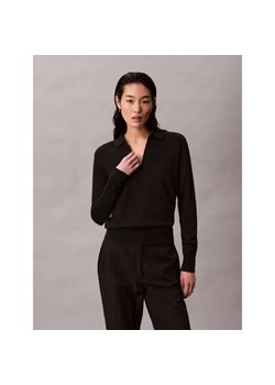 Calvin Klein Sweter | Relaxed fit | z dodatkiem wełny - id: CK255W000163544 - marki Calvin Klein - 187236649 Calvin Klein Sweter | Relaxed fit | z dodatkiem wełny ze sklepu Gomez Fashion Store w kategorii Swetry damskie - zdjęcie 187236649