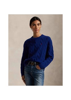 POLO RALPH LAUREN Wełniany sweter | Loose fit | z dodatkiem kaszmiru - id: PR255W000060ESR - marki Polo Ralph Lauren - 187236655 POLO RALPH LAUREN Wełniany sweter | Loose fit | z dodatkiem kaszmiru ze sklepu Gomez Fashion Store w kategorii Swetry damskie - zdjęcie 187236655