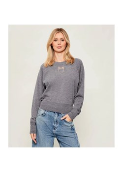 Pinko Wełniany sweter LANZAROTE | Relaxed fit - id: PI254W000126A54 - marki Pinko - 187236698 Pinko Wełniany sweter LANZAROTE | Relaxed fit ze sklepu Gomez Fashion Store w kategorii Swetry damskie - zdjęcie 187236698