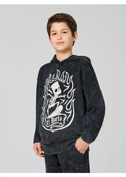 Sinsay - Bluza hoodie z motywem halloweenowym Simpsons - czarny - id: 018GA-99X - marki Sinsay - 187238116 Sinsay - Bluza hoodie z motywem halloweenowym Simpsons - czarny ze sklepu Sinsay w kategorii Bluzy chłopięce - zdjęcie 187238116