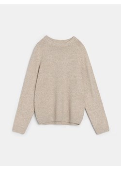 Sinsay - Sweter basic - beżowy - id: 786FZ-08M - marki Sinsay - 187238138 Sinsay - Sweter basic - beżowy ze sklepu Sinsay w kategorii Swetry męskie - zdjęcie 187238138