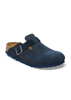 Birkenstock Skórzane chodaki "Boston" w kolorze granatowym - id: 17340210 - marki BIRKENSTOCK - 187240006 Birkenstock Skórzane chodaki "Boston" w kolorze granatowym ze sklepu Limango Polska w kategorii Klapki damskie - zdjęcie 187240006