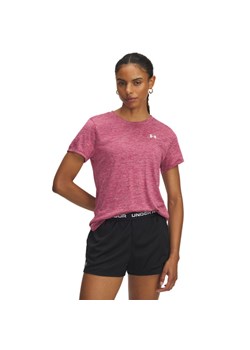 Damska koszulka treningowa Under Armour Tech Twist - różowa - id: 309869 - marki Under Armour - 187240078 Damska koszulka treningowa Under Armour Tech Twist - różowa ze sklepu Sportstylestory.com w kategorii Bluzki damskie - zdjęcie 187240078