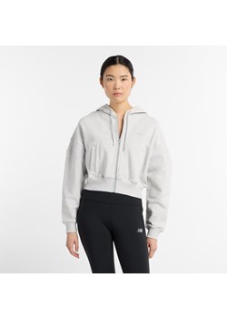 Bluza damska New Balance WJ51506AHH – szara ze sklepu New Balance Poland w kategorii Bluzy damskie - zdjęcie 187240455