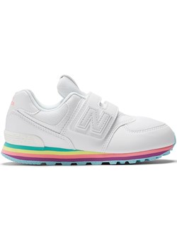 Buty dziecięce New Balance PV574KIJ – białe ze sklepu New Balance Poland w kategorii Buty sportowe dziecięce - zdjęcie 187240479