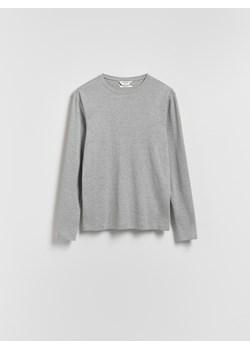 Reserved - Longsleeve super slim fit - szary - id: 943HL-85M - marki Reserved - 187241057 Reserved - Longsleeve super slim fit - szary ze sklepu Reserved w kategorii T-shirty męskie - zdjęcie 187241057