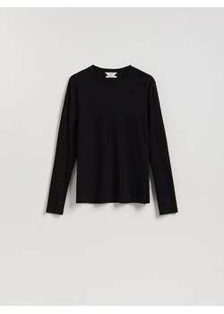 Reserved - Longsleeve super slim fit - czarny - id: 943HL-99X - marki Reserved - 187241059 Reserved - Longsleeve super slim fit - czarny ze sklepu Reserved w kategorii T-shirty męskie - zdjęcie 187241059