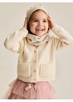 Reserved - Tiulowa spódnica z kokardką - brudny róż ze sklepu Reserved w kategorii Sukienki dziewczęce - zdjęcie 187244378