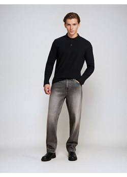 Sinsay - Jeansy loose fit z efektem sprania - szary - id: 485FB-90J - marki Sinsay - 187246146 Sinsay - Jeansy loose fit z efektem sprania - szary ze sklepu Sinsay w kategorii Jeansy męskie - zdjęcie 187246146