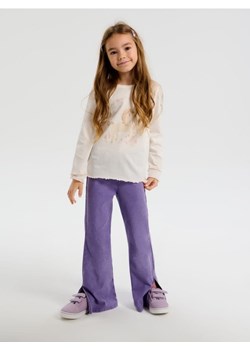 Sinsay - Legginsy flare z efektem sprania - fioletowy ze sklepu Sinsay w kategorii Spodnie dziewczęce - zdjęcie 187246208
