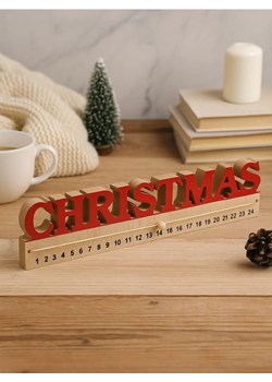 Sinsay - Kalendarz adwentowy z napisem Christmas - wielobarwny - id: 946GI-MLC - marki Sinsay - 187246256 Sinsay - Kalendarz adwentowy z napisem Christmas - wielobarwny ze sklepu Sinsay w kategorii Dekoracje bożonarodzeniowe - zdjęcie 187246256