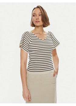 Vero Moda Bluzka Ginny 10278323 Biały Slim Fit ze sklepu MODIVO w kategorii Bluzki damskie - zdjęcie 187246346