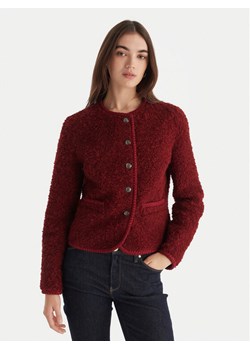 Guess Kożuch W5BL69 W3860 Bordowy Regular Fit ze sklepu MODIVO w kategorii Kożuchy - zdjęcie 187246389