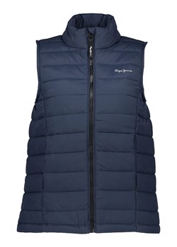 Pepe Jeans Kamizelka pikowana w kolorze granatowym ze sklepu Limango Polska w kategorii Kamizelki damskie - zdjęcie 187247659