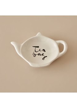 BELLA MAISON Półmisek "Tea Bag" w kolorze białym - 12 x 9 cm - id: 17244451 - marki Bella Maison - 187251068 BELLA MAISON Półmisek "Tea Bag" w kolorze białym - 12 x 9 cm ze sklepu Limango Polska w kategorii Misy i tace dekoracyjne - zdjęcie 187251068
