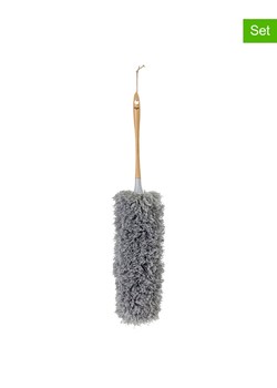 Vigar Miotełki do kurzu (2 szt.) w kolorze jasnobrązowo-szarym - wys. 59 x Ø 13 cm ze sklepu Limango Polska w kategorii Akcesoria kuchenne - zdjęcie 187251207