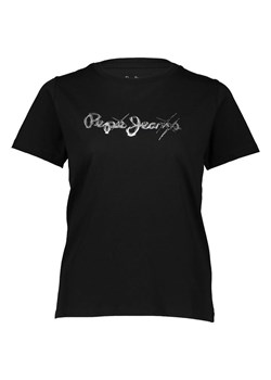 Pepe Jeans Koszulka w kolorze czarnym - id: 17696100 - marki Pepe Jeans - 187251238 Pepe Jeans Koszulka w kolorze czarnym ze sklepu Limango Polska w kategorii Bluzki damskie - zdjęcie 187251238