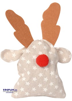 Eduplay Torba świąteczna "Reindeer" w kolorze beżowym - id: 17784381 - marki Eduplay - 187251426 Eduplay Torba świąteczna "Reindeer" w kolorze beżowym ze sklepu Limango Polska w kategorii Zabawki - zdjęcie 187251426