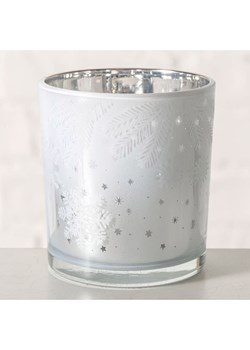 Boltze Świecznik &quot;Gliss&quot; w kolorze srebrnym - wys. 8 x Ø 7,3 cm ze sklepu Limango Polska w kategorii Świeczniki - zdjęcie 187251545
