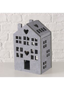 Boltze Dekoracja LED &quot;Stuga&quot; w kolorze jasnoszarym - 12,7 x 20,5 x 10 cm ze sklepu Limango Polska w kategorii Dekoracje - zdjęcie 187251547