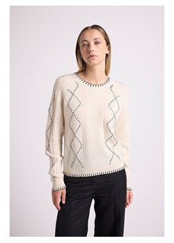 Maison Héritage Cashmere Kaszmirowy sweter w kolorze beżowym - id: 17844390 - marki Maison Héritage Cashmere - 187251649 Maison Héritage Cashmere Kaszmirowy sweter w kolorze beżowym ze sklepu Limango Polska w kategorii Swetry damskie - zdjęcie 187251649