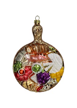Kersten Ozdoba choinkowa "Cold Cuts Plate" ze wzorem - wys. 14,5 cm - id: 17896613 - marki Kersten - 187252339 Kersten Ozdoba choinkowa "Cold Cuts Plate" ze wzorem - wys. 14,5 cm ze sklepu Limango Polska w kategorii Dekoracje bożonarodzeniowe - zdjęcie 187252339