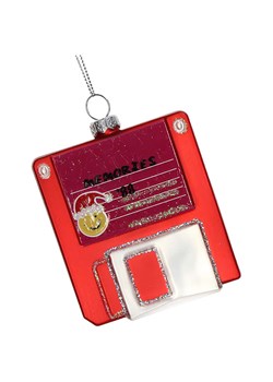 Kersten Ozdoba choinkowa &quot;Floppy Disk&quot; w kolorze czerwonym - wys. 9 cm ze sklepu Limango Polska w kategorii Dekoracje bożonarodzeniowe - zdjęcie 187252345