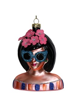 Kersten Ozdoba choinkowa &quot;Fashion Lady&quot; ze wzorem - wys. 11,4 cm ze sklepu Limango Polska w kategorii Dekoracje bożonarodzeniowe - zdjęcie 187252349