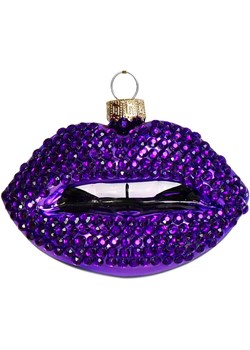 Kersten Ozdoba choinkowa &quot;Lips&quot; w kolorze fioletowym - szer. 9 cm ze sklepu Limango Polska w kategorii Dekoracje bożonarodzeniowe - zdjęcie 187252369