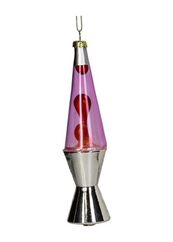Kersten Ozdoba choinkowa &quot;Lava Lamp&quot; w kolorze różowym - wys. 11,4 cm ze sklepu Limango Polska w kategorii Dekoracje bożonarodzeniowe - zdjęcie 187252408