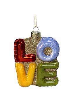 Kersten Ozdoba choinkowa "Love" ze wzorem - wys. 8,9 cm - id: 17896716 - marki Kersten - 187252449 Kersten Ozdoba choinkowa "Love" ze wzorem - wys. 8,9 cm ze sklepu Limango Polska w kategorii Dekoracje bożonarodzeniowe - zdjęcie 187252449