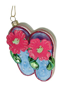 Kersten Ozdoba choinkowa &quot;Flip Flops&quot; ze wzorem - wys. 10,8 cm ze sklepu Limango Polska w kategorii Dekoracje bożonarodzeniowe - zdjęcie 187252455