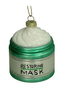 Kersten Ozdoba choinkowa &quot;Restoring Mask&quot; w kolorze zielonym - wys. 8 cm ze sklepu Limango Polska w kategorii Dekoracje bożonarodzeniowe - zdjęcie 187252579